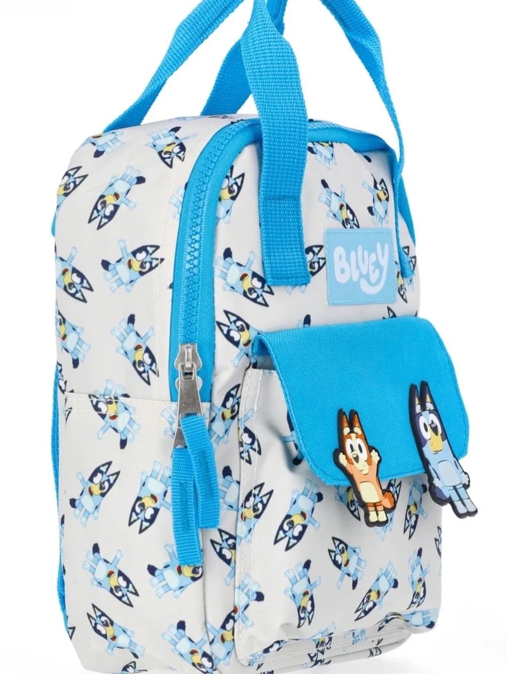 Bluey Unissex 9 Mini Backpack Bag Adjustable Straps Kids School Play NWT Blue